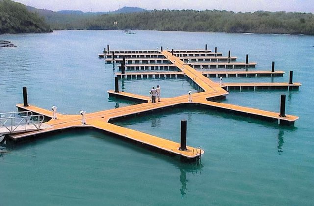 Floating Dock Anchoring Piles - Peninsula de Punta Fuego, South Marina, Nasugbo, Batangas
